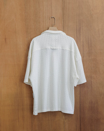 HdPc Windowpane Cayo Shirt White