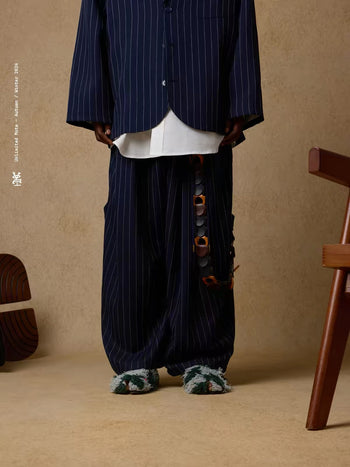 Unlimited Mote - Balloon Pants 2.0 - Navy Stripe