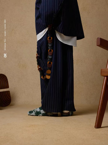 Unlimited Mote - Balloon Pants 2.0 - Navy Stripe