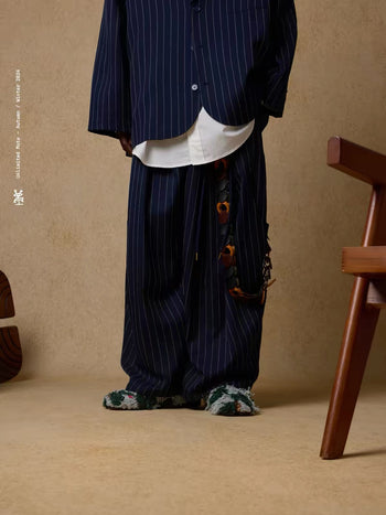 Unlimited Mote - Balloon Pants 2.0 - Navy Stripe