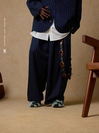 Unlimited Mote - Balloon Pants 2.0 - Navy Stripe