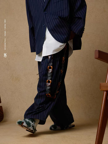 Unlimited Mote - Balloon Pants 2.0 - Navy Stripe