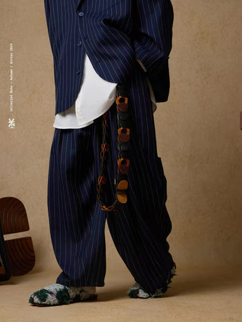 Unlimited Mote - Balloon Pants 2.0 - Navy Stripe
