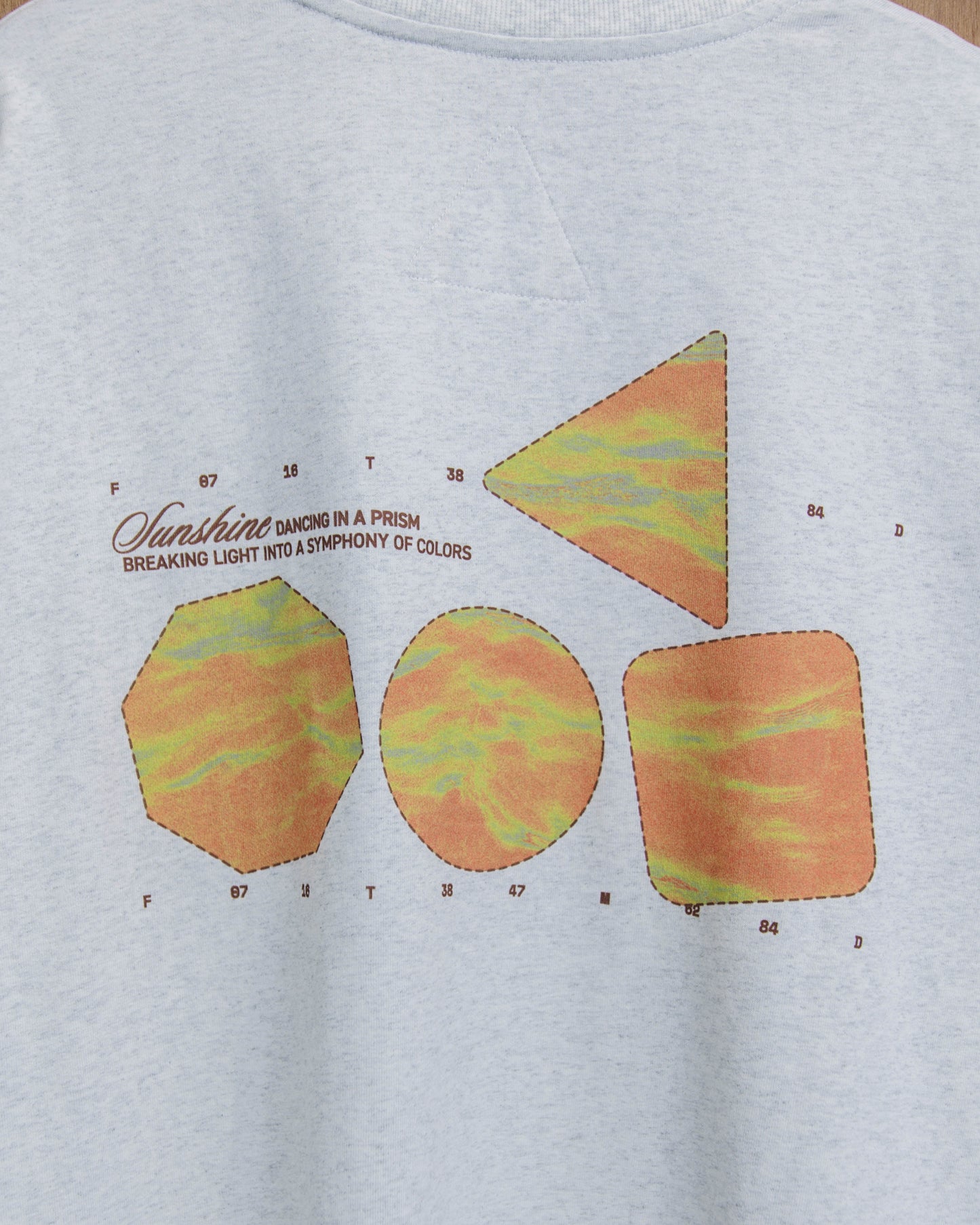 FTMD. Sunshine Prism Tee - Light Grey