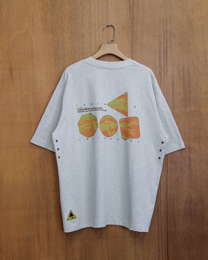 FTMD. Sunshine Prism Tee - Light Grey