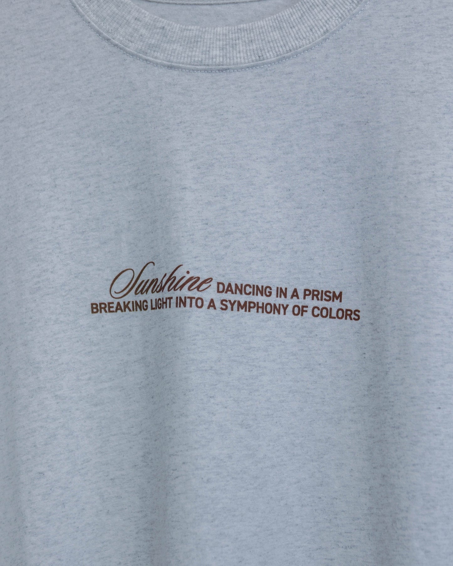 FTMD. Sunshine Prism Tee - Light Grey