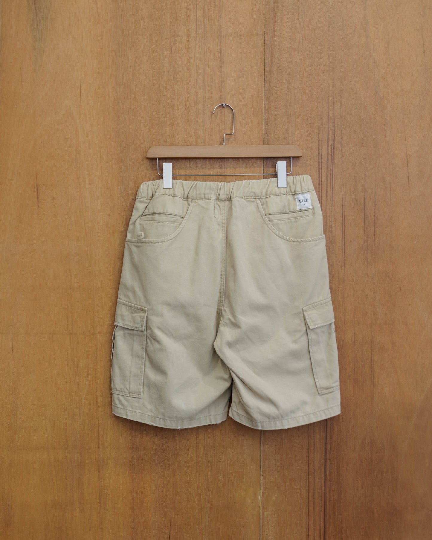 A.O.P Distressed Cargo Shorts