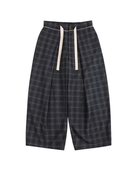 Unlimited Mote - Pleated Drawstring Wide-Leg Pants