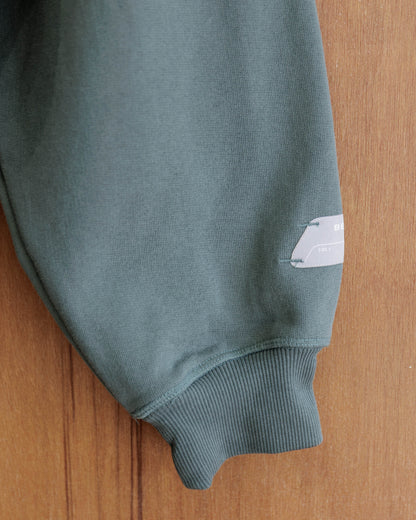 BEUTER® Midnight Green Boxy Zip Hoodie