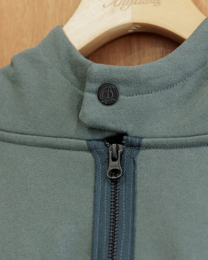 BEUTER® Midnight Green Boxy Zip Hoodie