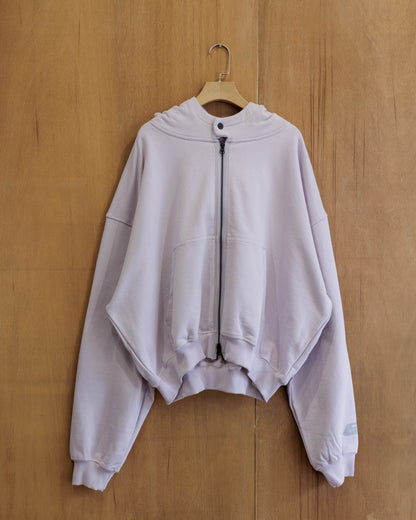 BEUTER® Heather Boxy Zip Hoodie