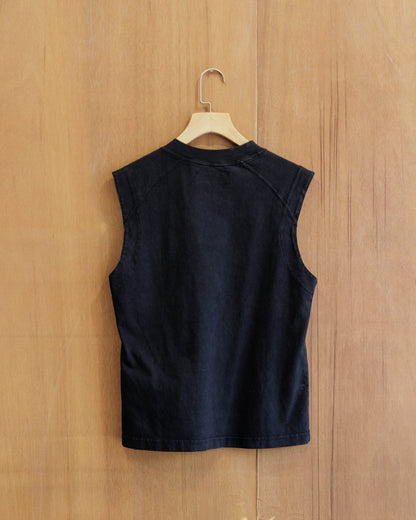 BEUTER® "C.I.P ACCESS" Black Washed Tank Top