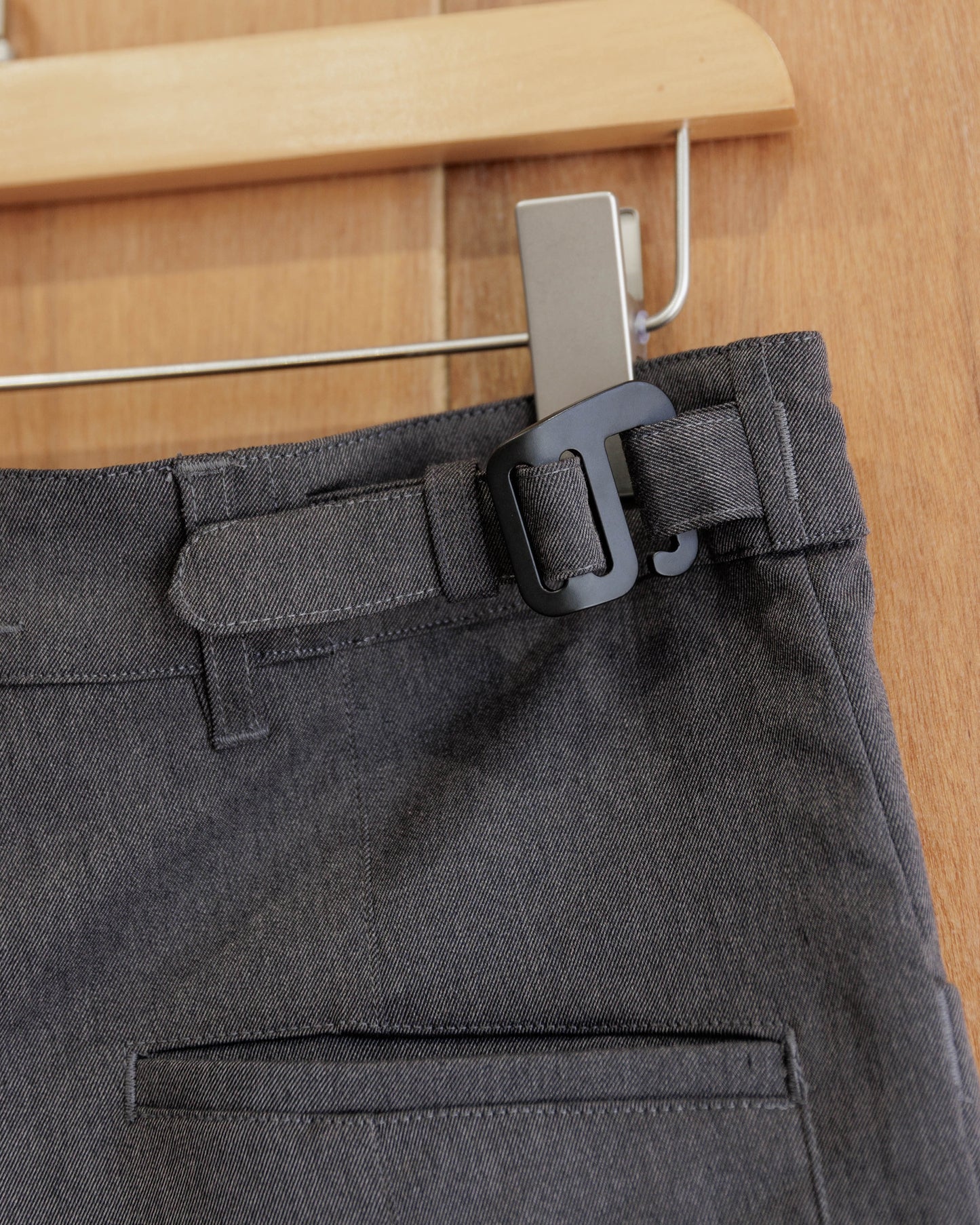 BEUTER® Flare Trousers - Grey Melance