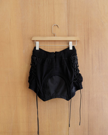 BEUTER® WMNS Black Multifab Mini Skirt