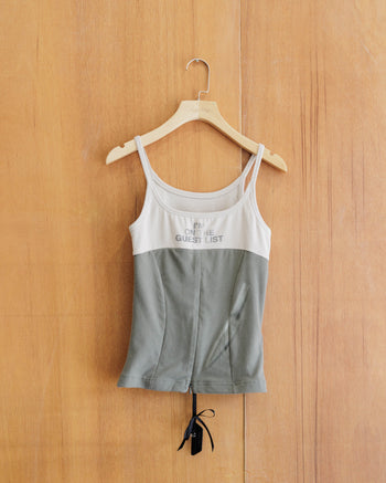 BEUTER® WMNS Zip Up Green Tank Top