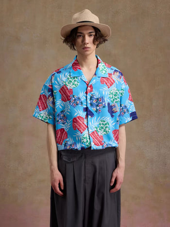 Unlimited Mote - Full Print Hawaiian Aloha Shirt - Blue