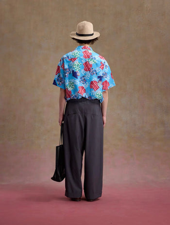 Unlimited Mote - Full Print Hawaiian Aloha Shirt - Blue
