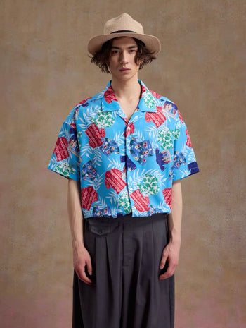 Unlimited Mote - Full Print Hawaiian Aloha Shirt - Blue