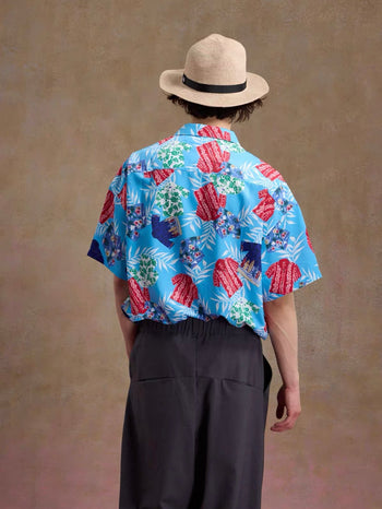 Unlimited Mote - Full Print Hawaiian Aloha Shirt - Blue