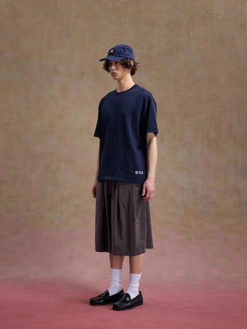 Unlimited Mote - ''Dust'' Bamboo Texture Tee - Navy