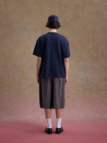 Unlimited Mote - ''Dust'' Bamboo Texture Tee - Navy
