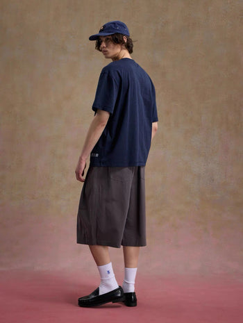 Unlimited Mote - ''Dust'' Bamboo Texture Tee - Navy