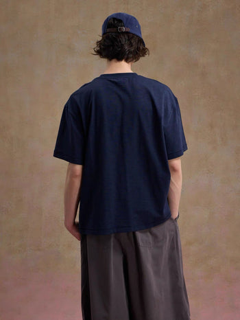 Unlimited Mote - ''Dust'' Bamboo Texture Tee - Navy