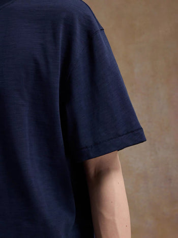 Unlimited Mote - ''Dust'' Bamboo Texture Tee - Navy