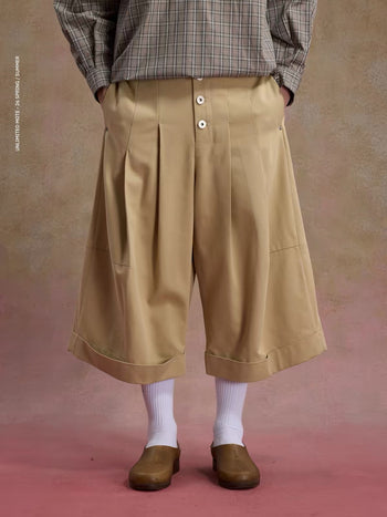 Unlimited Mote - Button Jorts - Khaki