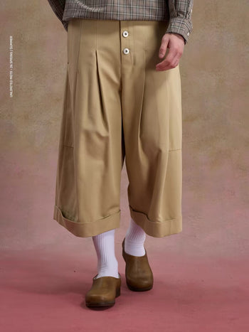 Unlimited Mote - Button Jorts - Khaki