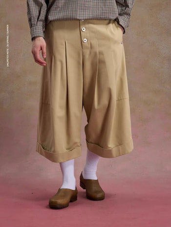 Unlimited Mote - Button Jorts - Khaki