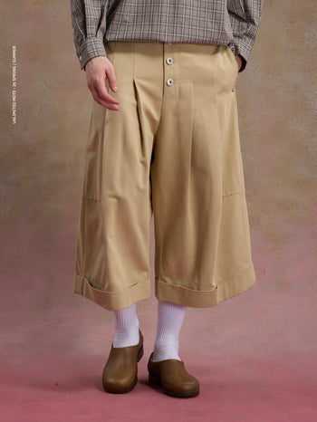 Unlimited Mote - Button Jorts - Khaki
