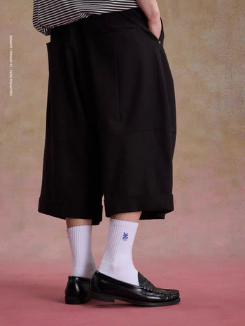 Unlimited Mote - Button Jorts - Black