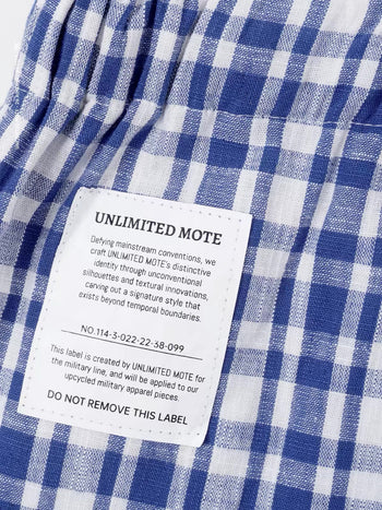 Unlimited Mote - Blue Plaid Cargo Pants 3.0