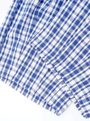 Unlimited Mote - Blue Plaid Cargo Pants 3.0