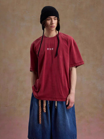 Unlimited Mote - ''Dust'' Washed Tee - Red