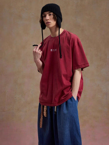 Unlimited Mote - ''Dust'' Washed Tee - Red