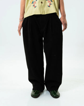 HdPc Less Fancy Pleated Pants - Black