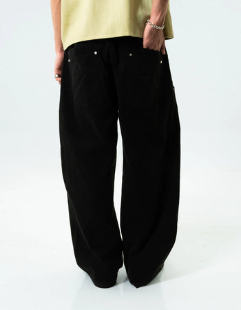 HdPc Less Fancy Pleated Pants - Black