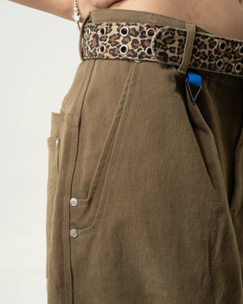 HdPc Less Fancy Pleated Pants - Olive