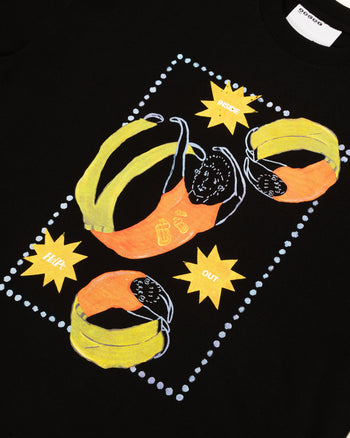 HdPc Paper Human Tee - Black