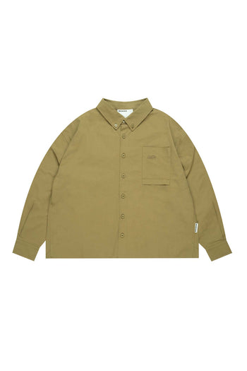 HdPc Breezy Boxy Shirt - Dark Olive