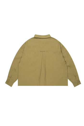 HdPc Breezy Boxy Shirt - Dark Olive
