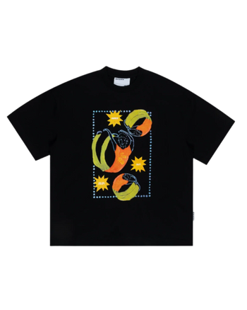 HdPc Paper Human Tee - Black