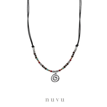 Nuvu Jewel - Rooted Flame Necklace