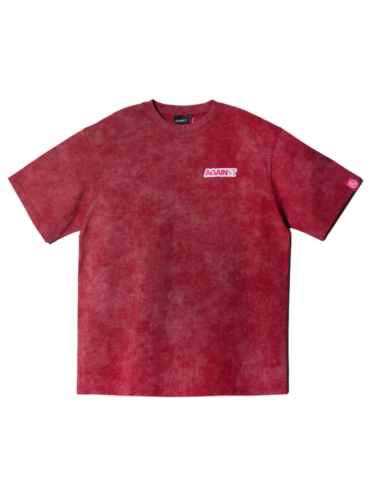 Against Lab - Logo Washed Tee Red