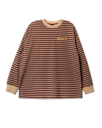 Against Lab -Stripe Star L/S Tee