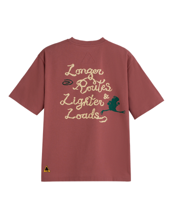 FTMD. Routes Tee - Pastel Red