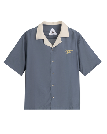 FTMD. Routes Bowling Shirt - Blue