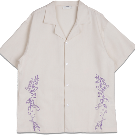 Anything Holiday - Lavender Drift Shirt - Beige